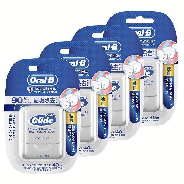 4個 オーラルB プレミアムデンタルフロス 40m   P&G