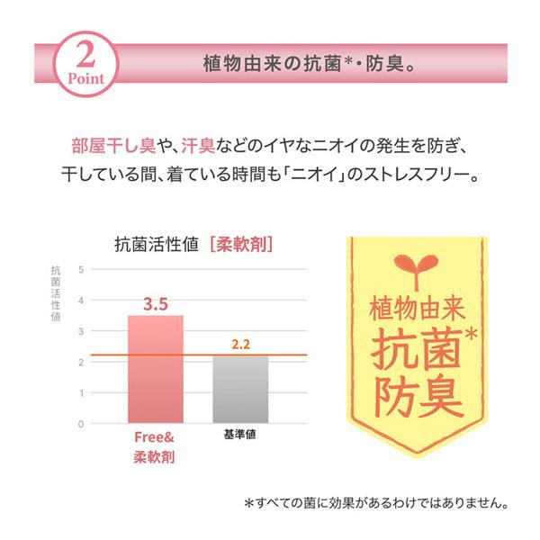 (6個セット)ファーファ Free＆（フリーアンド）柔軟剤 無香料 詰替 1500mL   ファーファの画像
