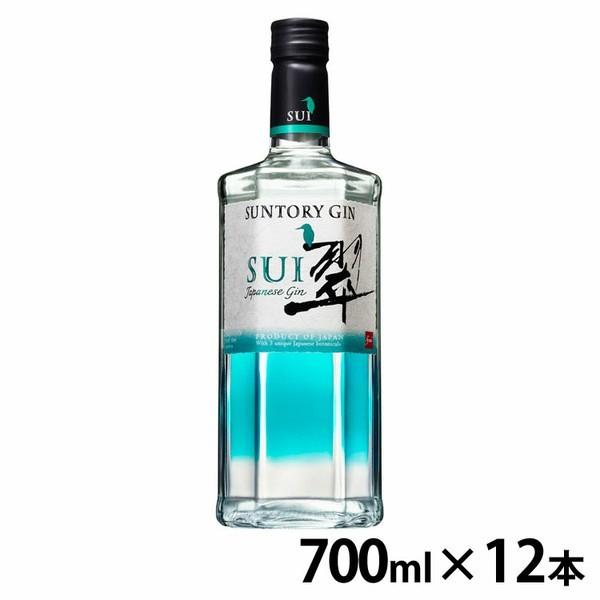 (12本)ジャパニーズジン 翠（SUI）40度 700ml  サントリー (D)｜irisplaza