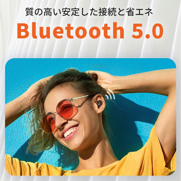 イヤホン ワイヤレス 無線 フルワイヤレスイヤホン QCY 高音質 Bluetooth QCY−T1CBK (D)｜irisplaza｜08