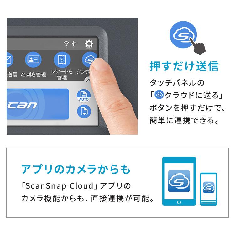 スキャナー A3 A4 ScanSnap 小型 写真 オフィス 業務用 タッチパネル ワンタッチ作品整理 名刺管理 名刺保管 iX1600 FI-IX1600A RICOH｜irisplaza｜11