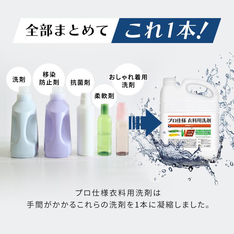 洗濯洗剤 本体 洗剤 業務用 2個セット 善玉バイオ プロ仕様 衣料用洗剤