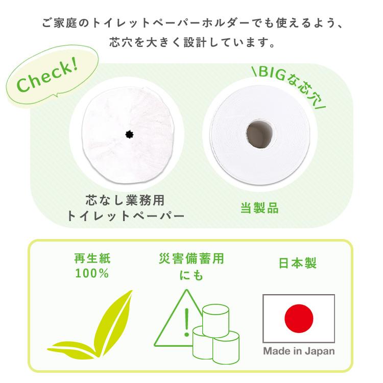 トイレットペーパー シングル 芯なし 5倍巻 250m 4ロール トイレットペーパー シングル 芯なし 5倍巻 250m 4ロール