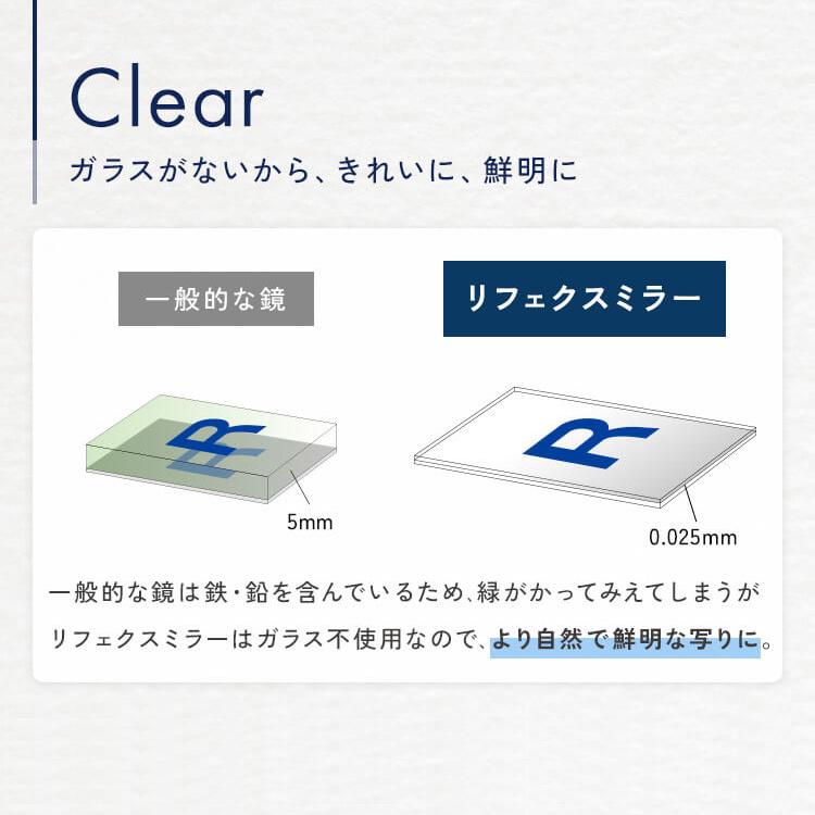 鏡 壁掛け 全身 全身鏡 ミラー 姿見 立てかけ リフェクス 割れない軽量ミラー 割れない 45×120cm RM-2S 代引不可｜irisplaza｜17