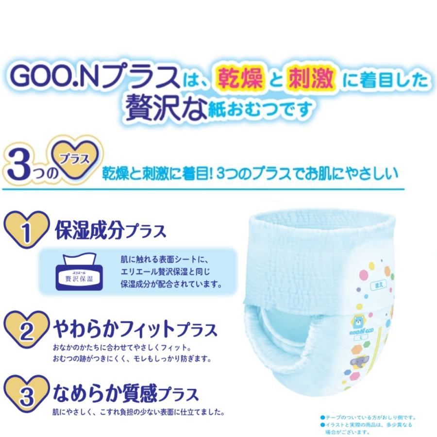 GOO.Nプラス おむつ オムツ ビッグ 紙おむつ ビッグより大きい l