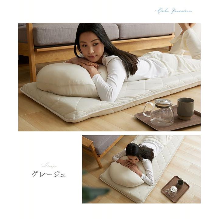 ごろ寝マット 接触冷感 冷感寝具 ごろ寝クッション マット 68×180cm 夏