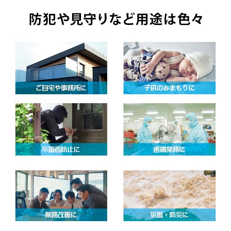 防犯カメラ 屋外 Wi-Fiネットワーク屋外IPカメラPro JA-PO1031-W