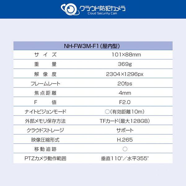 防犯カメラ 家庭用 ペットカメラ クラウド防犯カメラ 屋内型 高画質