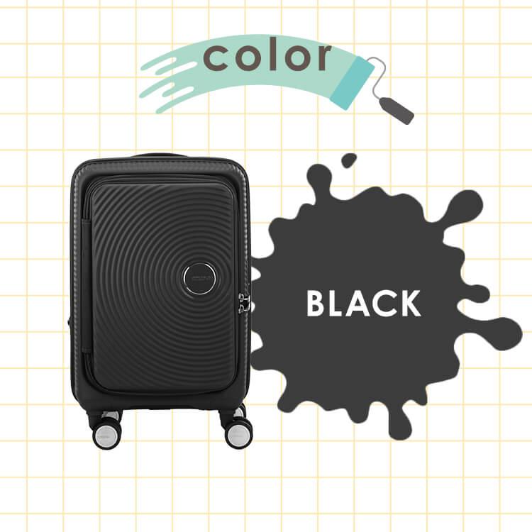 美品 サムソナイト 小型キャリーバッグ キャリーケース ブラック 小旅行 スーツケース s キャリーケース Sサイズ 前開き 拡張 旅行 出張