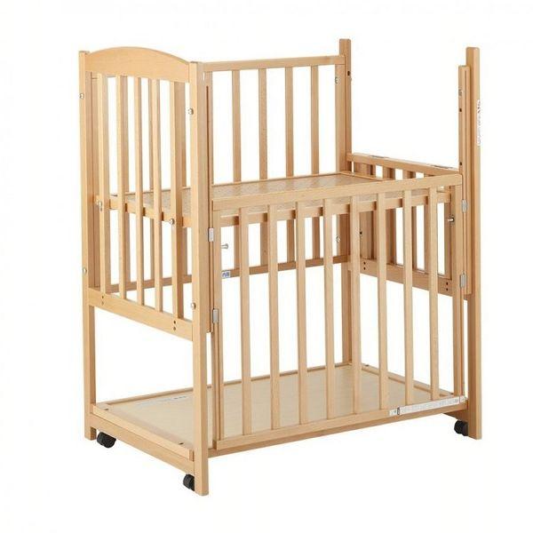 カトージ　ハイタイプベビーベッド　ツーオープンタイプ ハイタイプベッド ツーオープン（ホワイト）※塗装変更」について