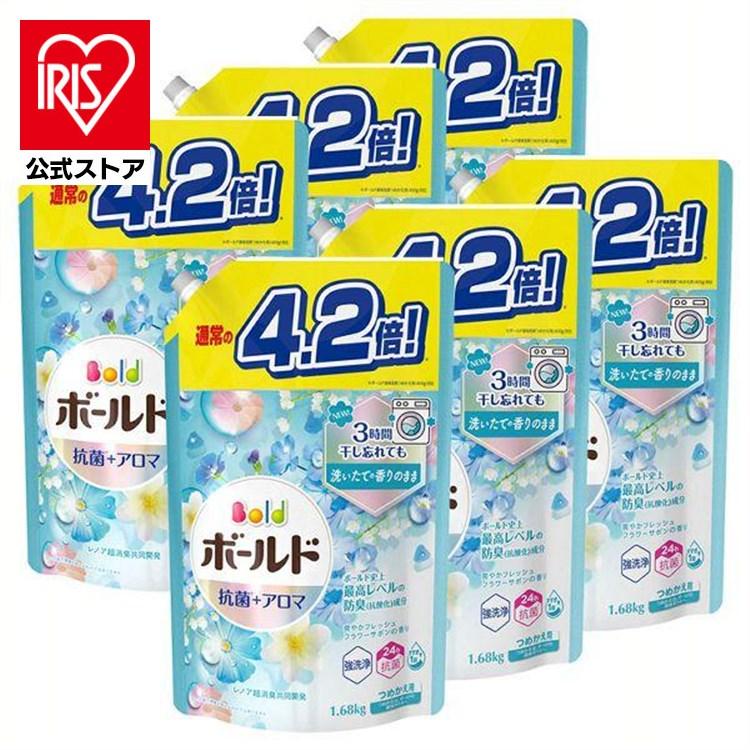 P&G 洗濯洗剤 ボールド 洗剤 詰め替え 6個セット ジェル 爽やか 