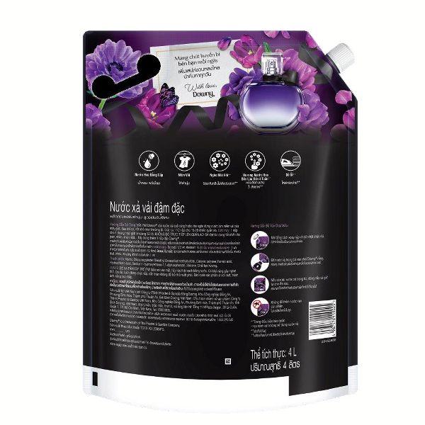 【並行輸入品】 柔軟剤 ダウニー 詰め替え 4L 大容量 洗濯 P＆G アジアンダウニー 4000ml サンライズフレッシュ パッション ミスティーク Downy(D) | P&G | 04