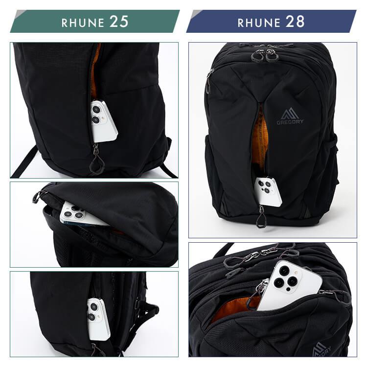 【未使用品】GREGORY RHUNE 25 カーボンブラック Rhune 25