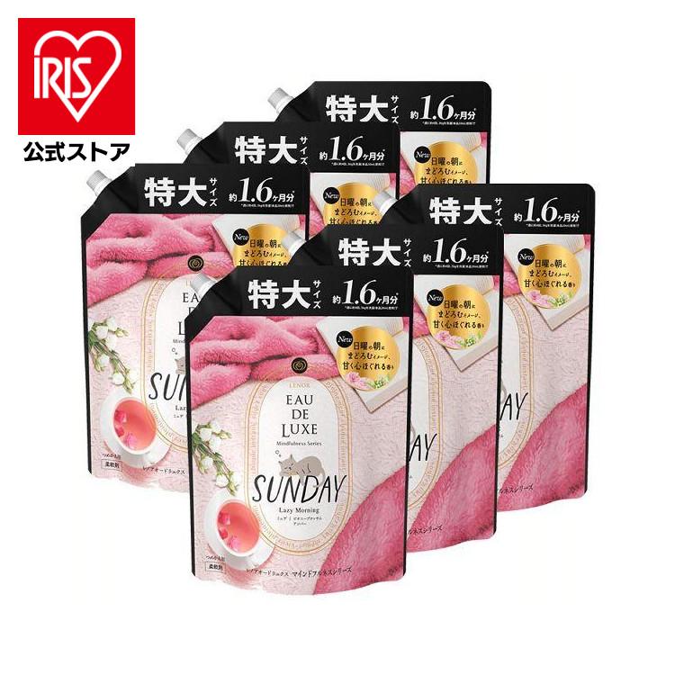 P&G 柔軟剤 レノア 6個セット 詰め替え用 レノアオードリュクス 