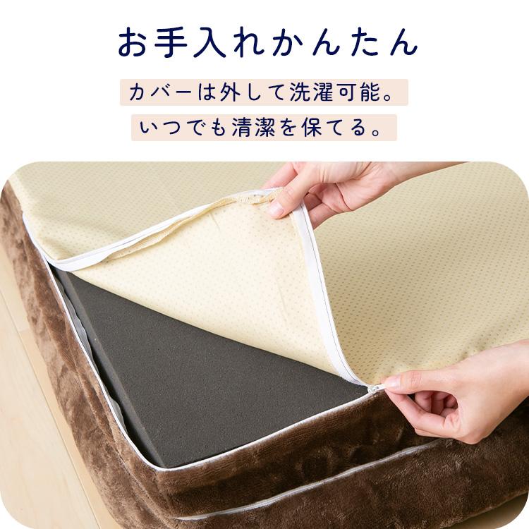 犬 ベッド XLサイズ スクエア カバー 取り外し可 洗える 抗菌 防臭