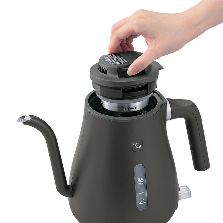 象印 電気ケトル CK-LA08-BZ セピアブラック 象印（ZOJIRUSHI） 電気ケトル ケトル 800ml 電気ケトル セピア