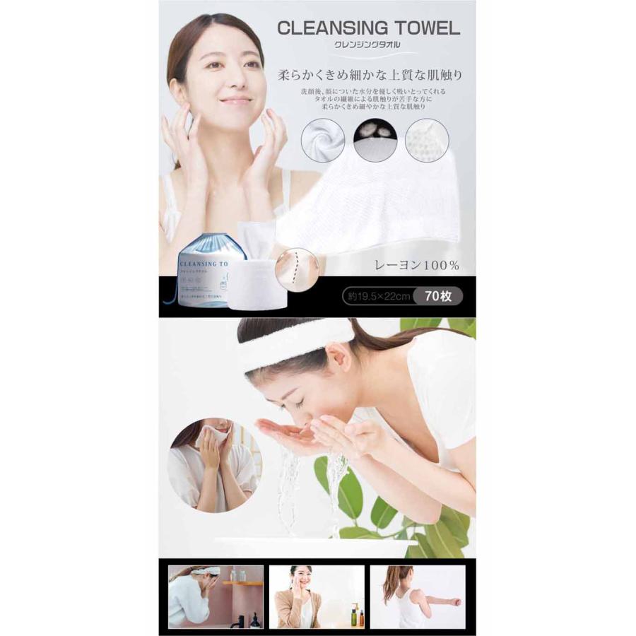 日用消耗品 家庭紙 (2個セット)クレンジングタオル HDL-8460