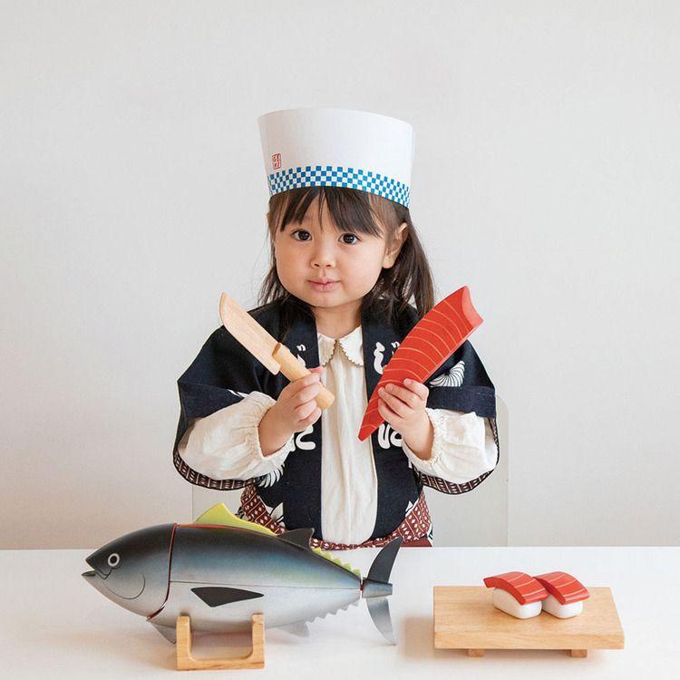 玩具 おもちゃ ままごと マグロ解体！寿司職人セットの画像