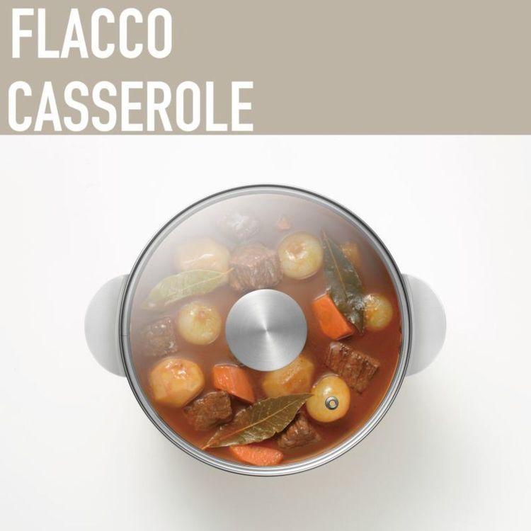 卓上鍋 両手鍋 IH対応 フラッコ IH対応キャセロール 20cm RB-3222