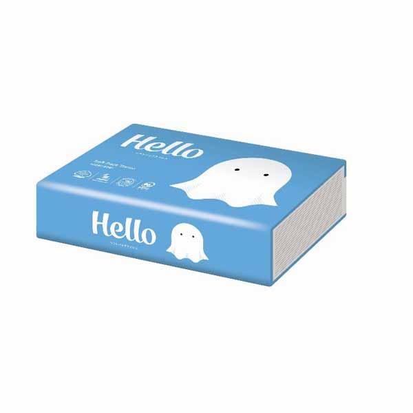 hello（ユニバーサル・ペーパー） ティッシュ ティッシュペーパー 