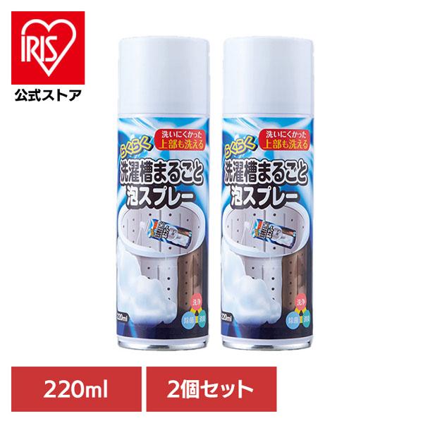 (2個セット)洗濯槽クリーナー 洗濯槽洗剤 泡スプレー らくらく洗濯槽まるごと泡スプレー 220ml 54024100 の商品画像