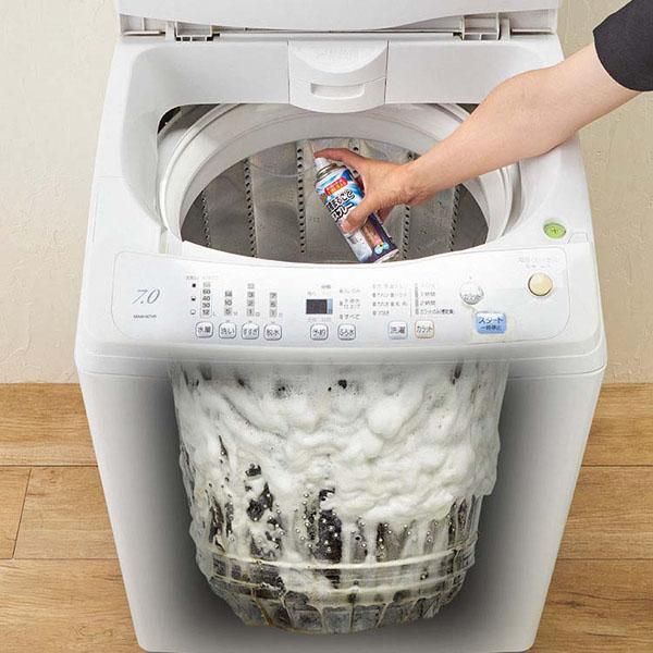 洗濯槽クリーナー 泡スプレー 220ml 2個セット 洗濯槽洗剤 らくらく