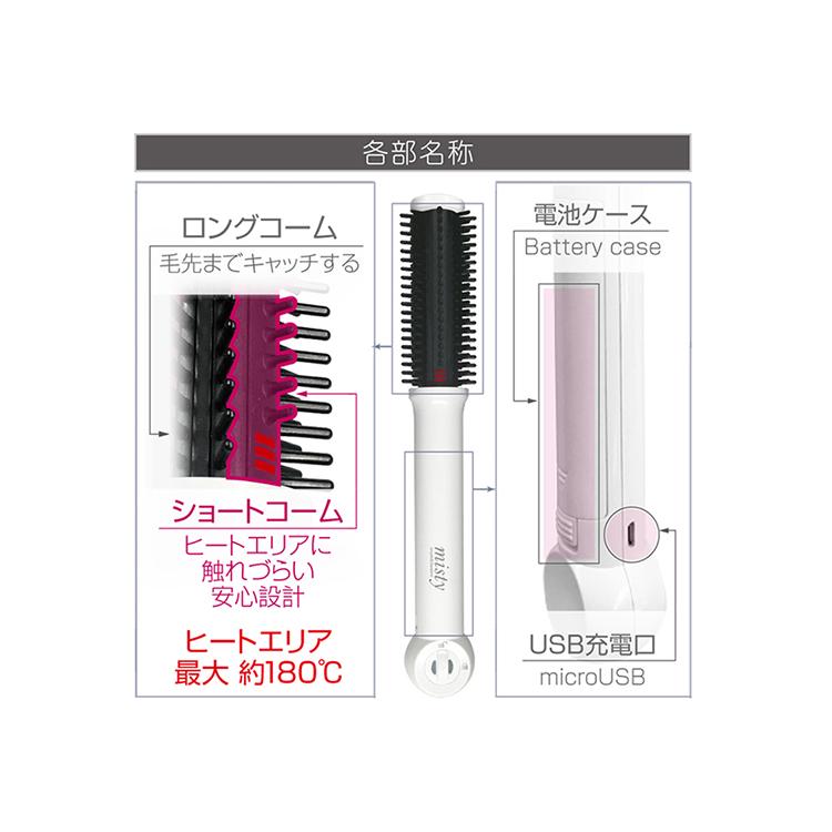 Chr　カールヘアアイロン ホワイト ブラシセット Amazon | パナソニック ブラシアイロン カール・ストレート両用