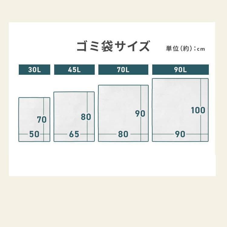 ゴミ袋 70l 100枚 半透明 70L HDPE 半透明ごみ袋70L 0.015mm ごみ袋