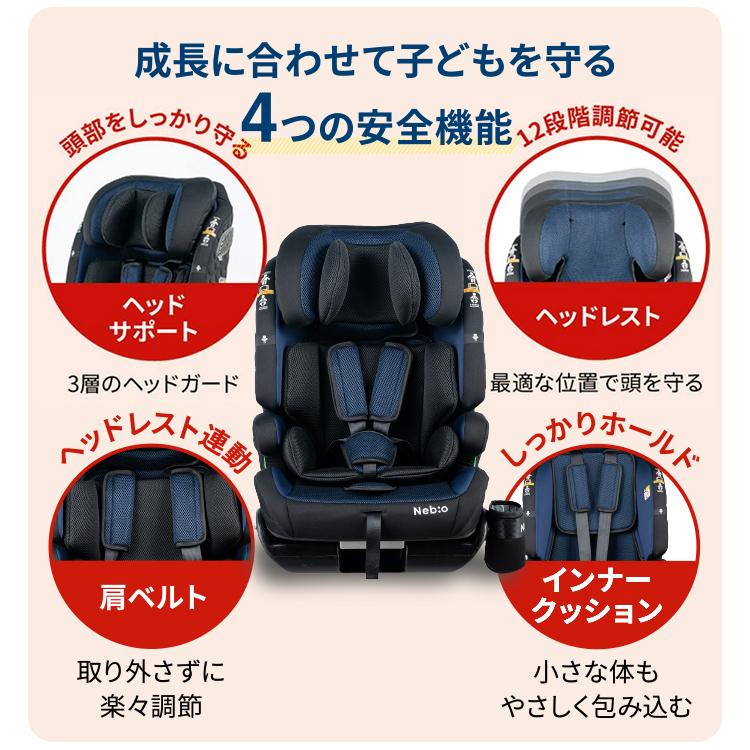 チャイルドシート isofix 1歳 ジュニアシート R129 新安全基準適合 ポップピット Gリクライニング |  | 07