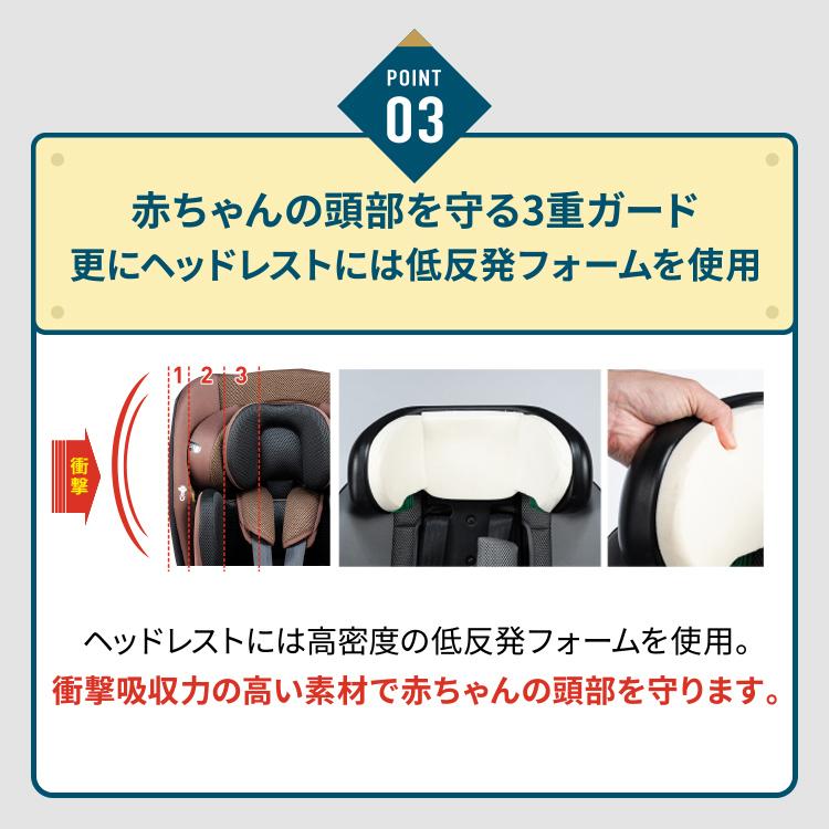 チャイルドシート 新生児 isofix 回転 ジュニアシート R129 新安全基準適合 ターンピット F-TT メーカー保証 |  | 11