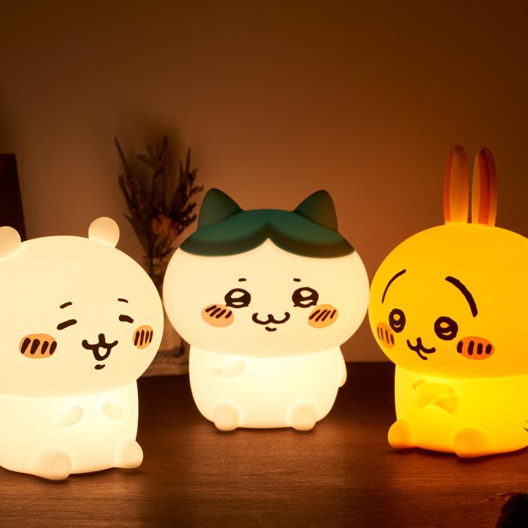 ちいかわ LED ルームライト ハチワレ うさぎ モモンガ ちいかわ セット ちいかわ ルームライト ハチワレ うさぎ モモンガ シリコン