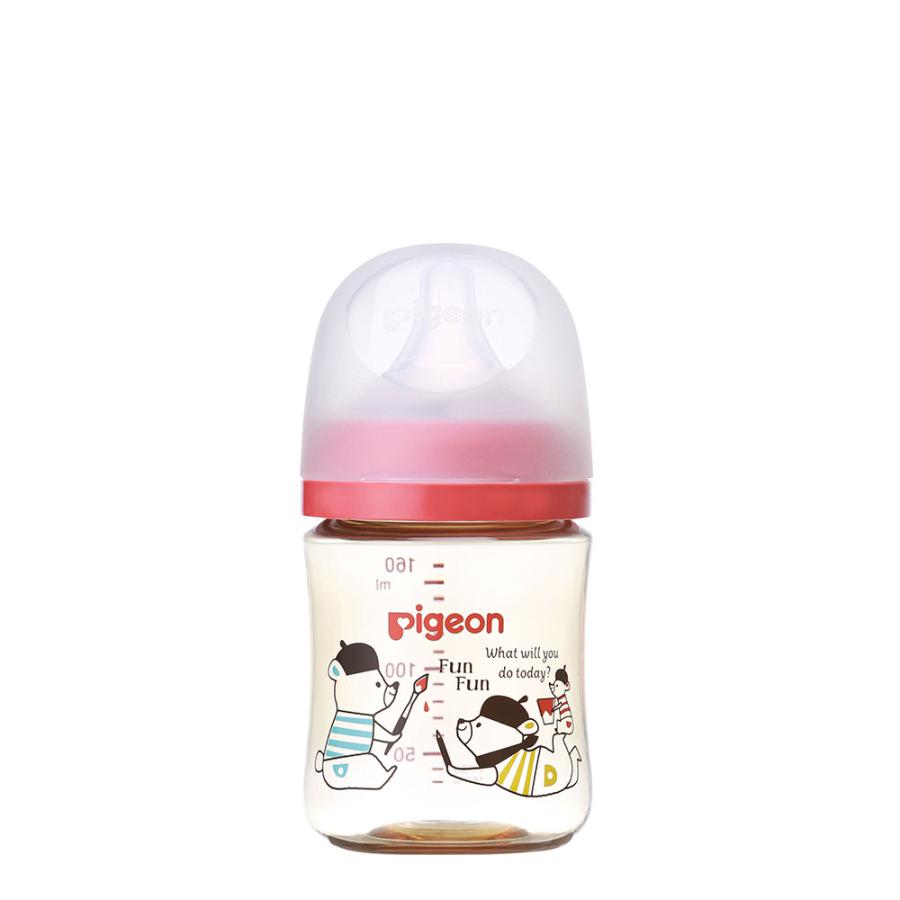 Pigeon（ピジョン） 哺乳瓶 0カ月〜 母乳実感 哺乳びん 160ml Bear