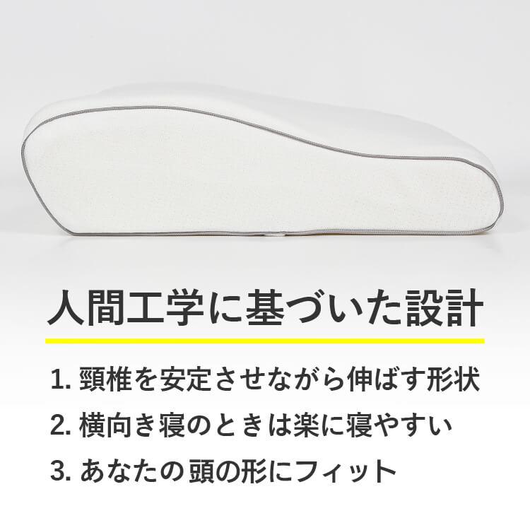 まくら 低反発 カバー付き ストレートネック いびき防止 低反発枕 人間