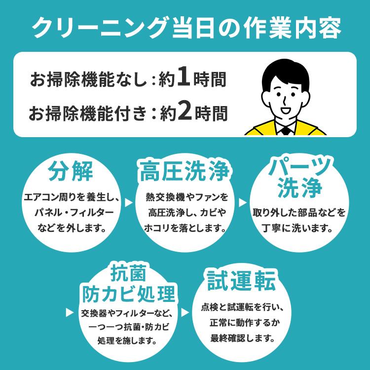エアコンクリーニング 家庭用 お掃除機能なし エアコン 対象 クリーニング 清掃 掃除 清潔 抗菌 カビ対策 臭い対策 高圧洗浄 スチーム除菌 防カビコーティング 自動清掃機能なし 【東京・千葉・埼玉・神奈川】 *  送料無料 エアコン クリーニング 家庭用 お掃除機能なし 対象 掃除 清潔