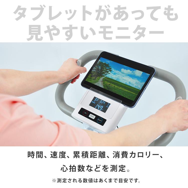 エアロバイク 家庭用 フィットネスバイク 静音 耐荷重100kg 負荷16段階