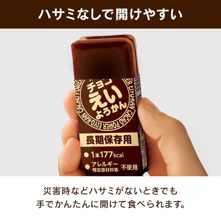 非常食 えいようかん 井村屋 チョコえいようかん 5本×20箱セット