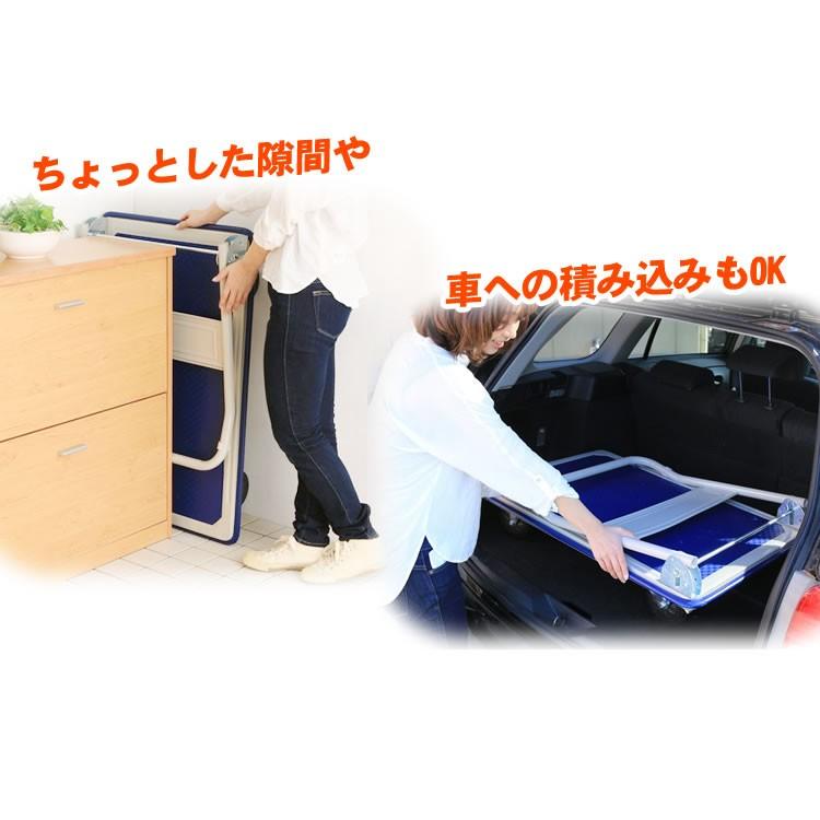 アイリスプラザ 台車 折りたたみ ブルー 耐荷重 300㎏ スチール製 SLD-H001BL アイリスプラザ 台車 折りたたみ スチール製 SLD-H001BL