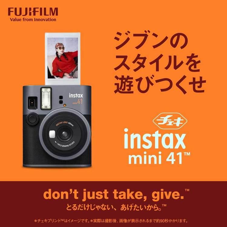 チェキカメラ INS MINI 41 チェキ カメラ 16844422 富士フイルム