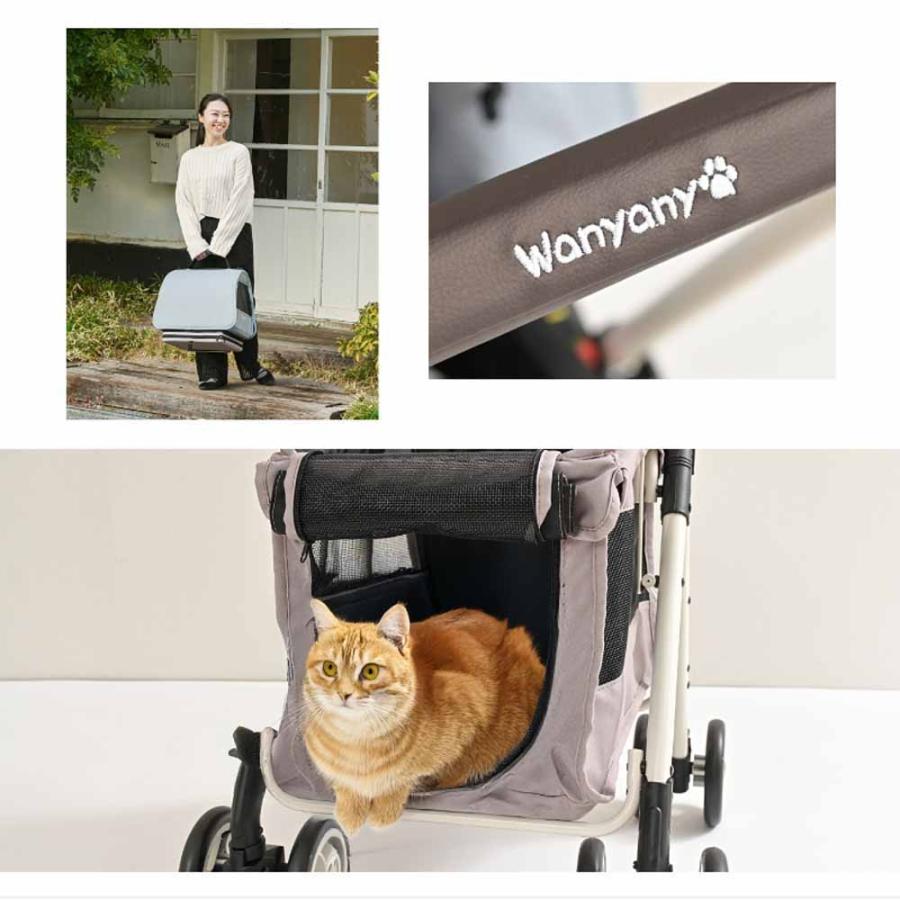 ペットカート ペットキャリー 多頭飼い 犬用 猫用 ISOFIX 通気性抜群