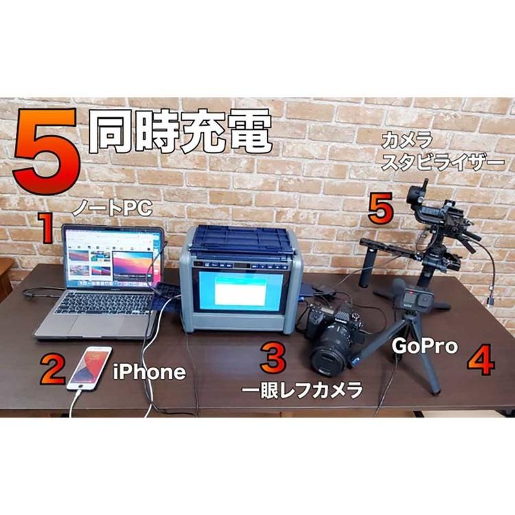 TV/ラジオ搭載ポータブル電源 PSTV-600 ダイニチ電子 : アイリスプラザ