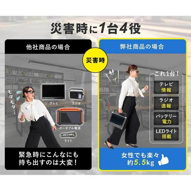 TV/ラジオ搭載ポータブル電源 PSTV-600 ダイニチ電子 : アイリスプラザ