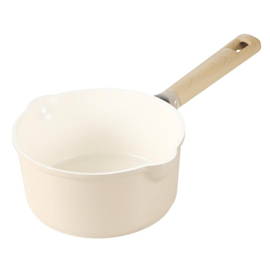 CAROTE（カローテ） 片手鍋 18cm ソースパン IH ガス火対応 ガラス蓋