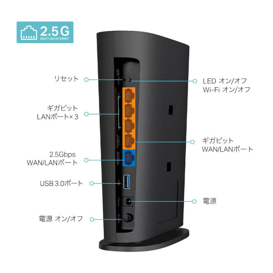 TP-Link WiFi6無線LANルーター Archer AX80 TP-Link : アイリスプラザ