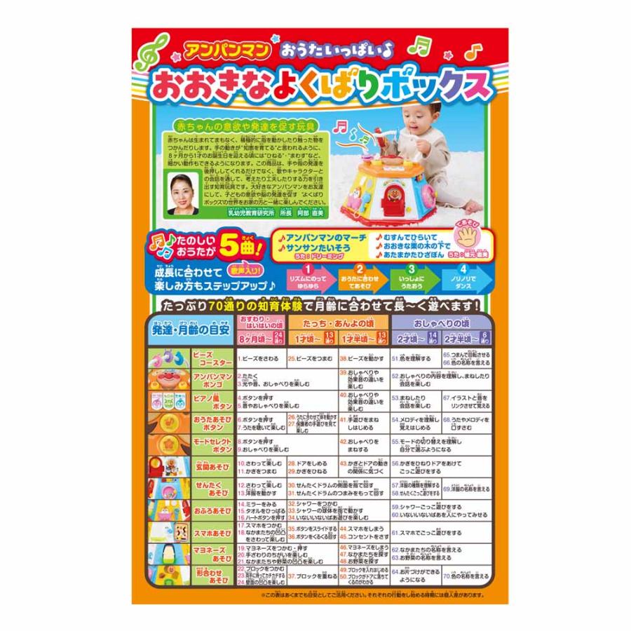 アンパンマン よくばりボックス おおきなよくばりボックス おもちゃ 子供 子ども プレゼント ギフト 2025 あんぱんまん 知育 アガツマ_2