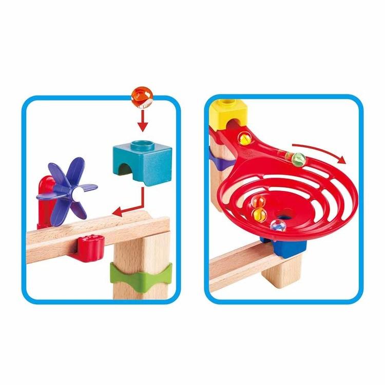カワダ ハペ ころころくみかえスライダー きほんセット HAPE 木製玩具