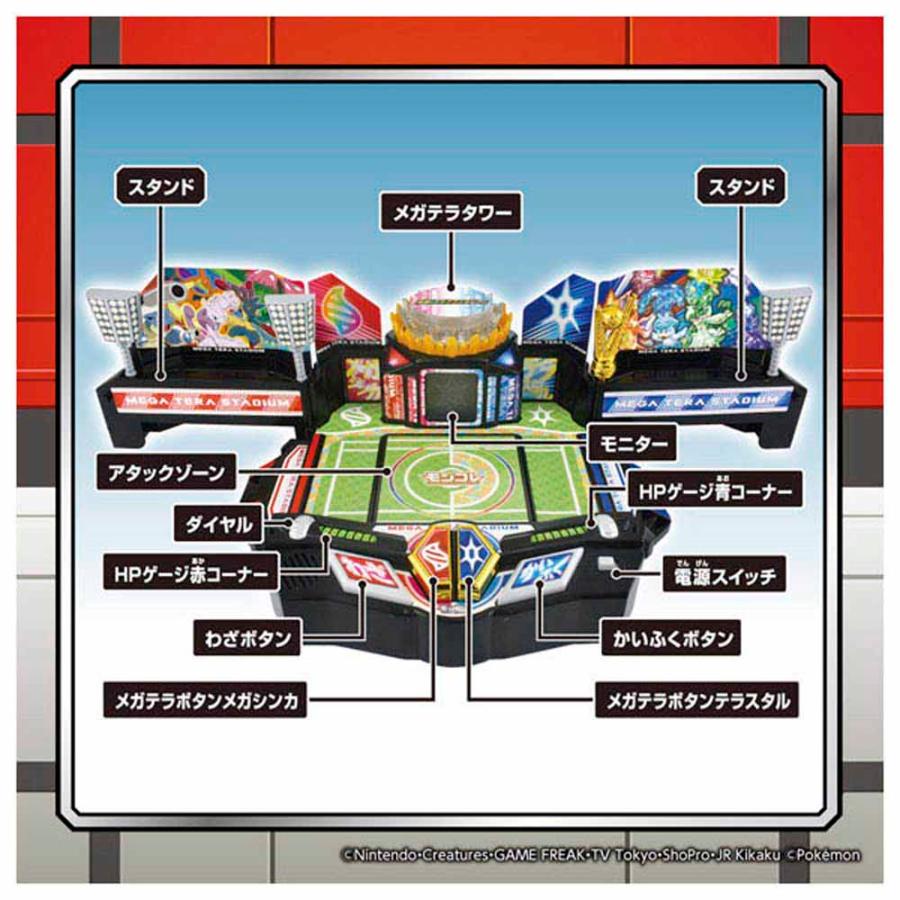 モンコレ 激闘！メガテラスタジアム ポケットモンスター ポケモン メガ