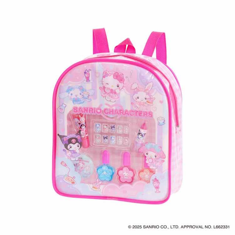 美容専門学校 メイク教材セット 新品未使用 バッグ付き まとめ売り キッズコスメ サンリオ サンリオキャラクターズ バックパック メイク