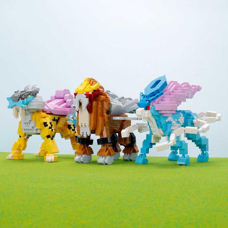 カワダ ナノブロック ポケモン ブロック ポケナノ ライコウデラックス