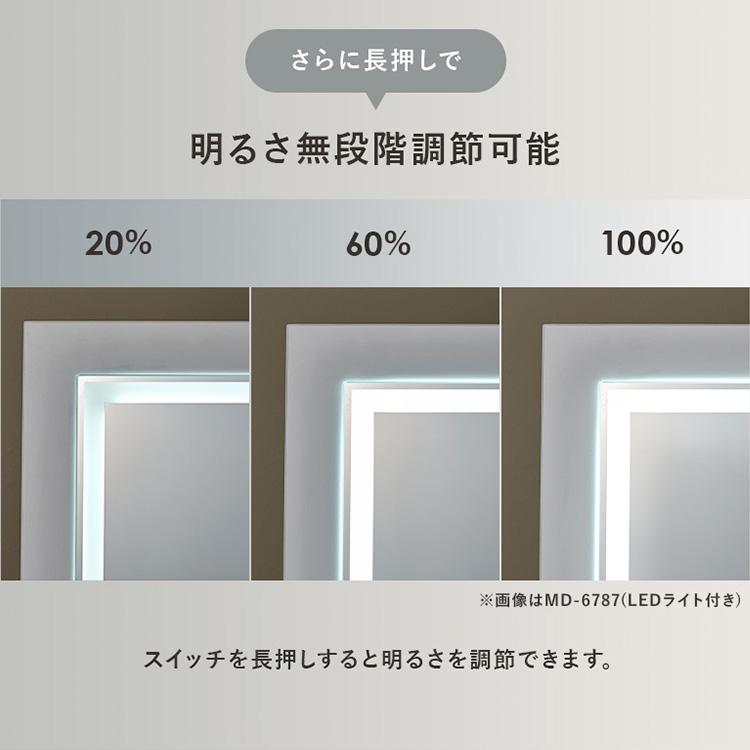 ドレッサー デスク コンパクト ライト付き 化粧台 椅子付き LED 照明