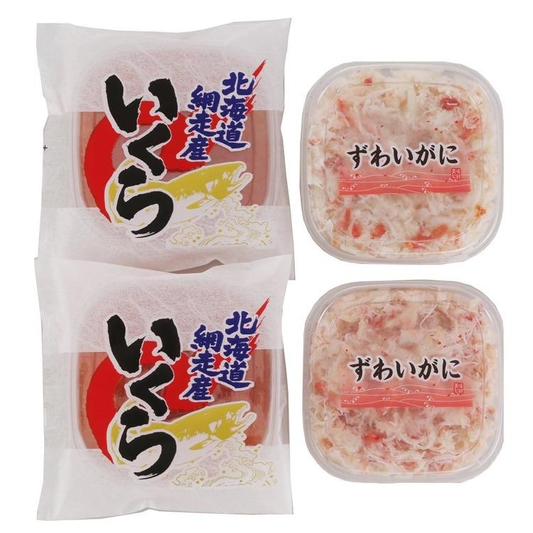 海鮮 北海道 かに おおずわい いくら 丼 二色 北海道産 かに・いくら丼